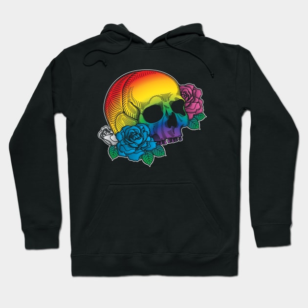 Pride Memento Mori Hoodie by BeCreativeHere